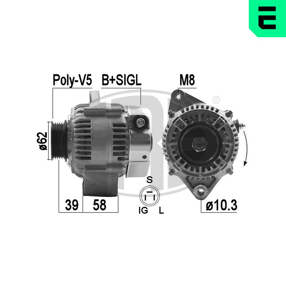 Alternatore - 209485A ERA