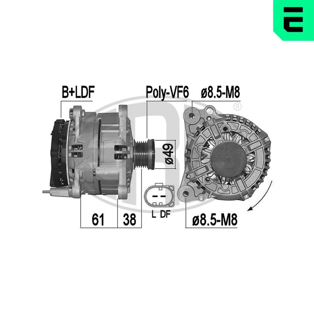 Alternatore - 209499A ERA