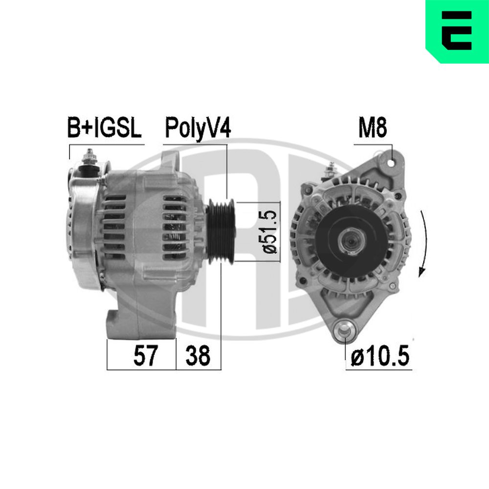 Alternatore - 209509A ERA