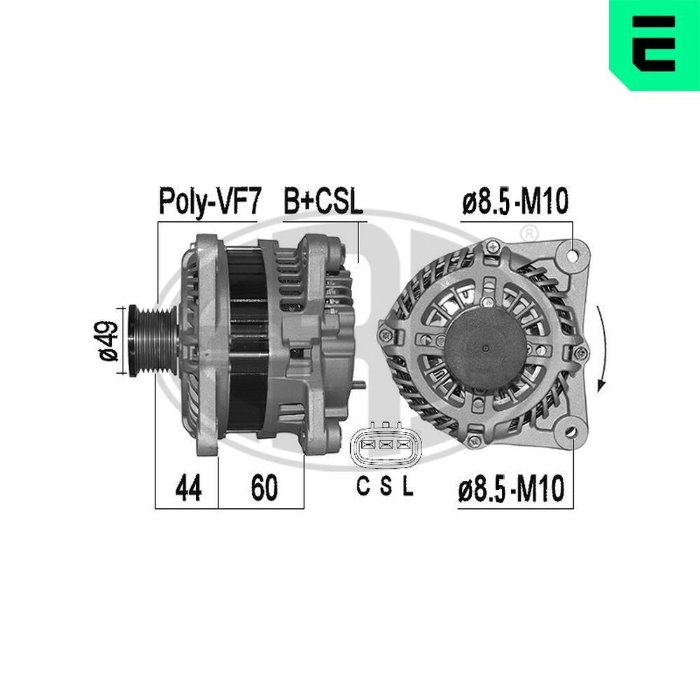 Alternatore - 209515A ERA