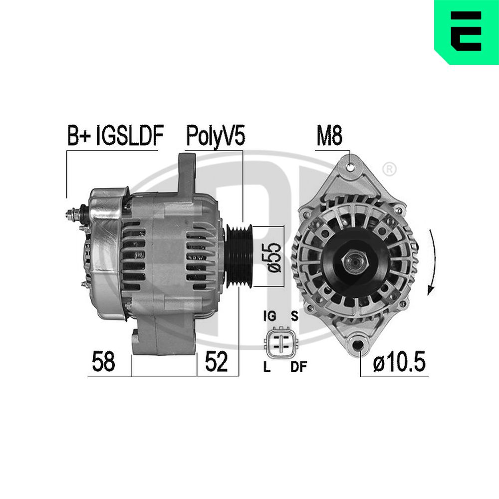 Alternator - 209516A ERA