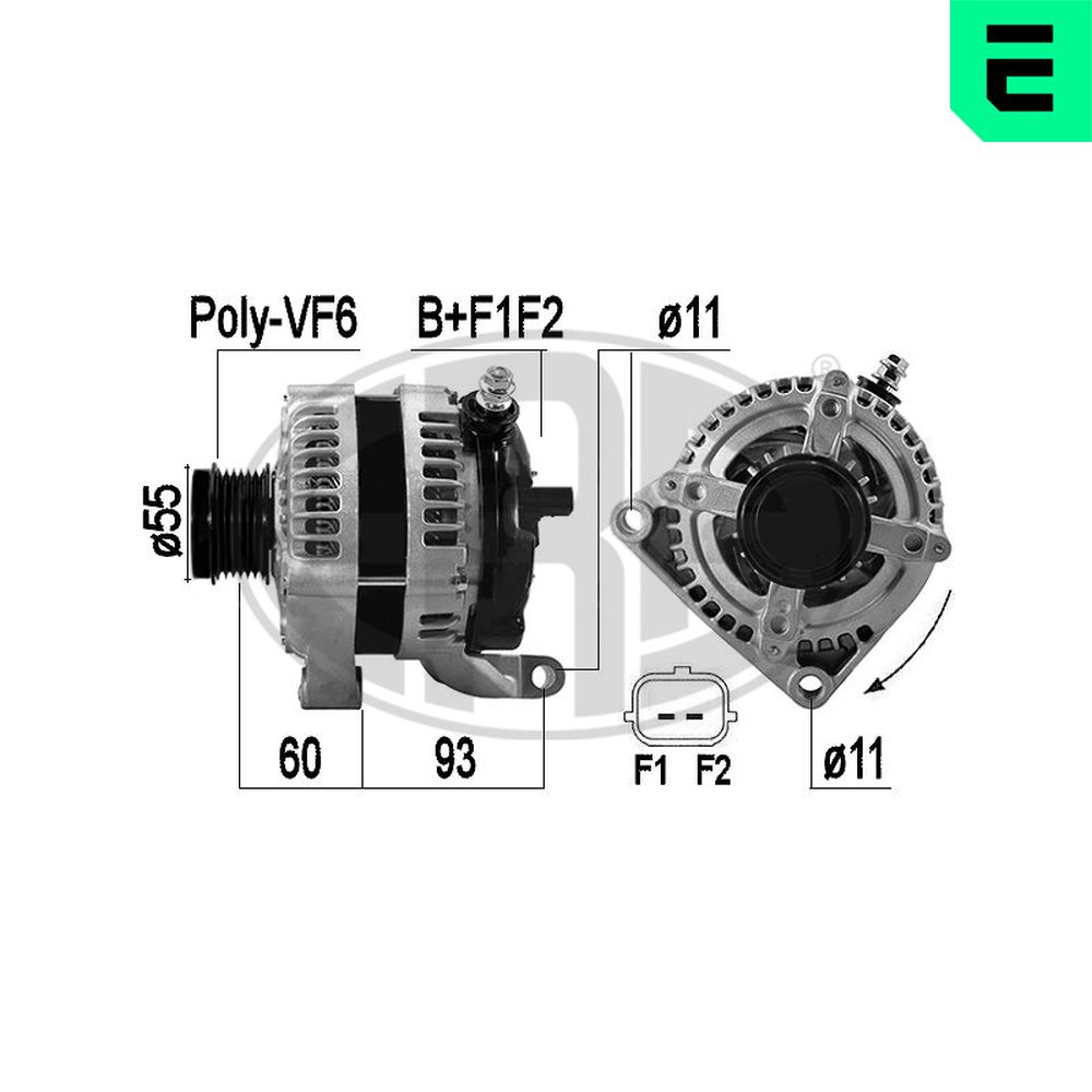 Alternatore - 209612A ERA