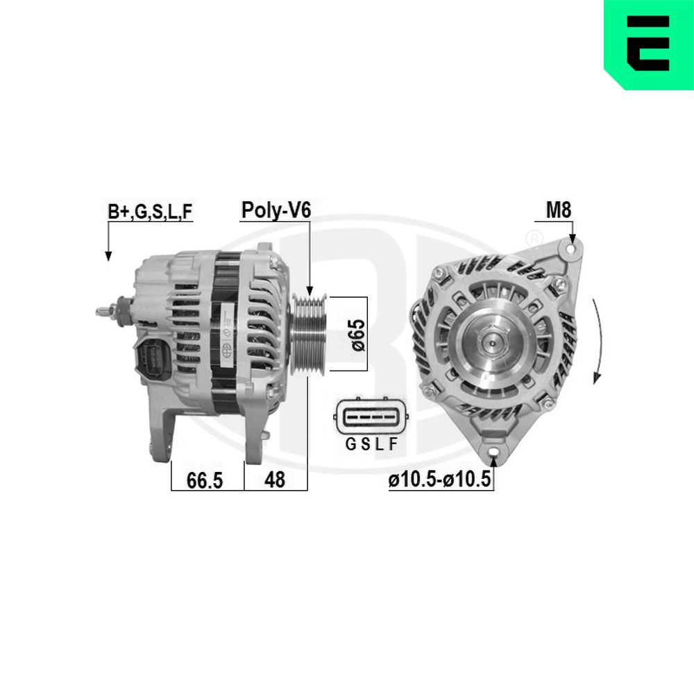 Alternatore - 209645A ERA