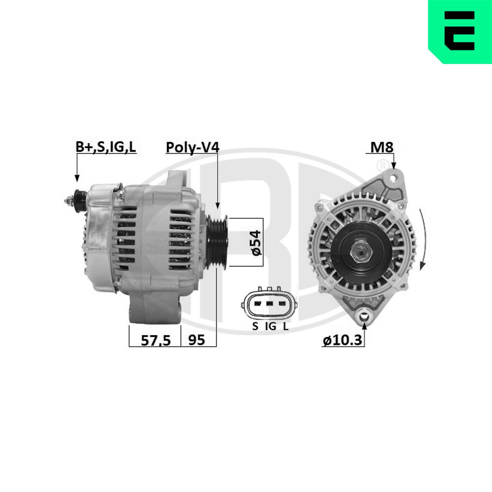 Alternatore - 209662A ERA