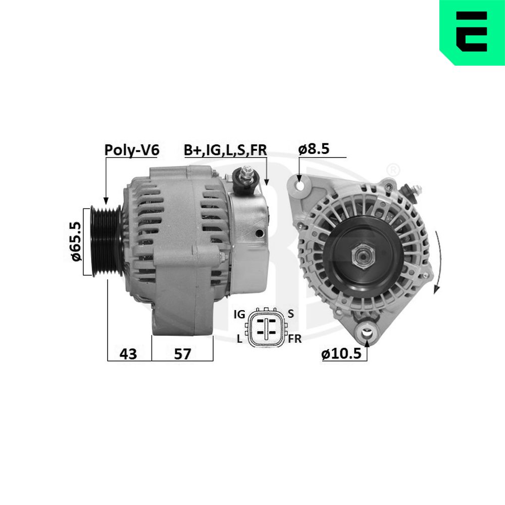 Alternator - 209663A ERA