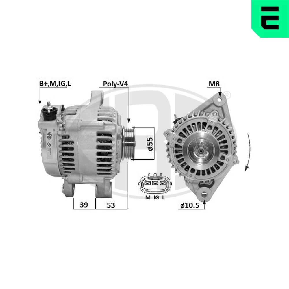 Alternatore - 209673A ERA