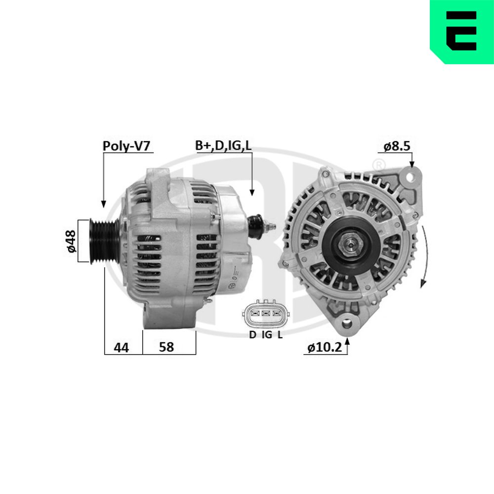Alternator - 209680A ERA