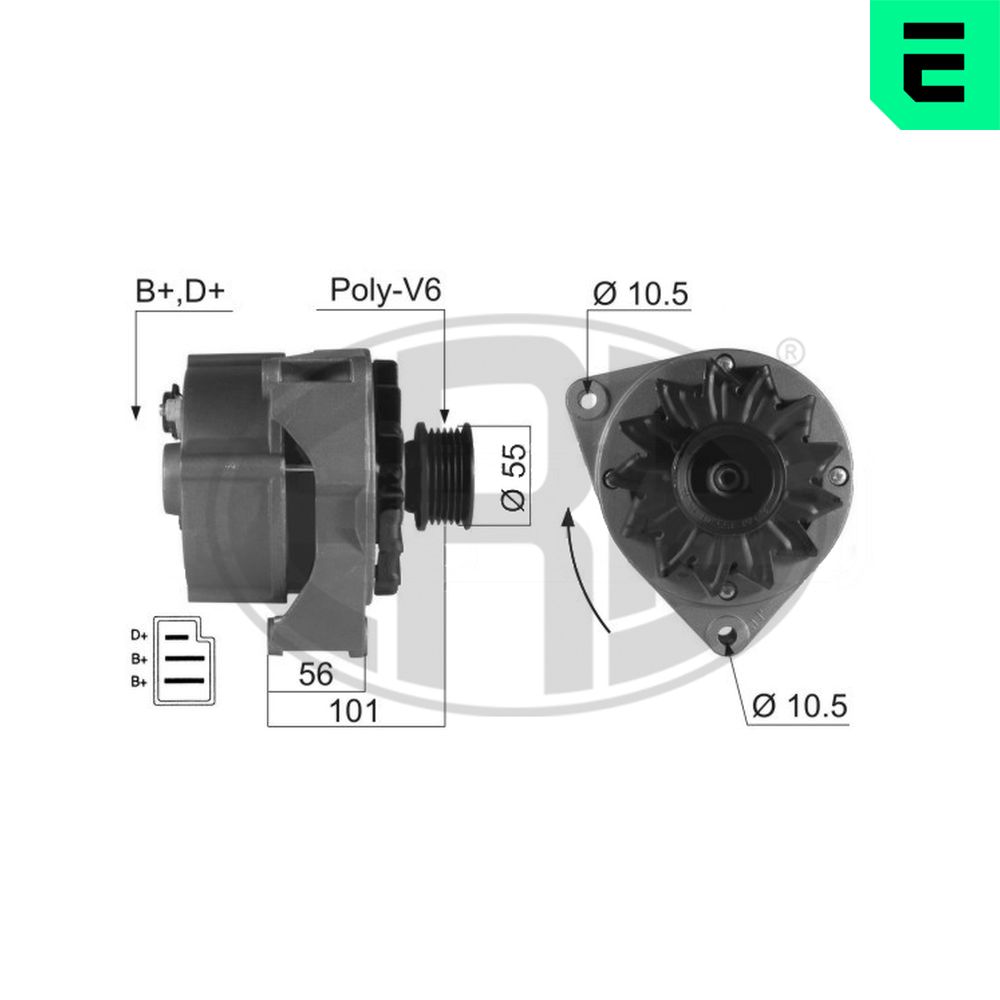 Alternator - 210032A ERA