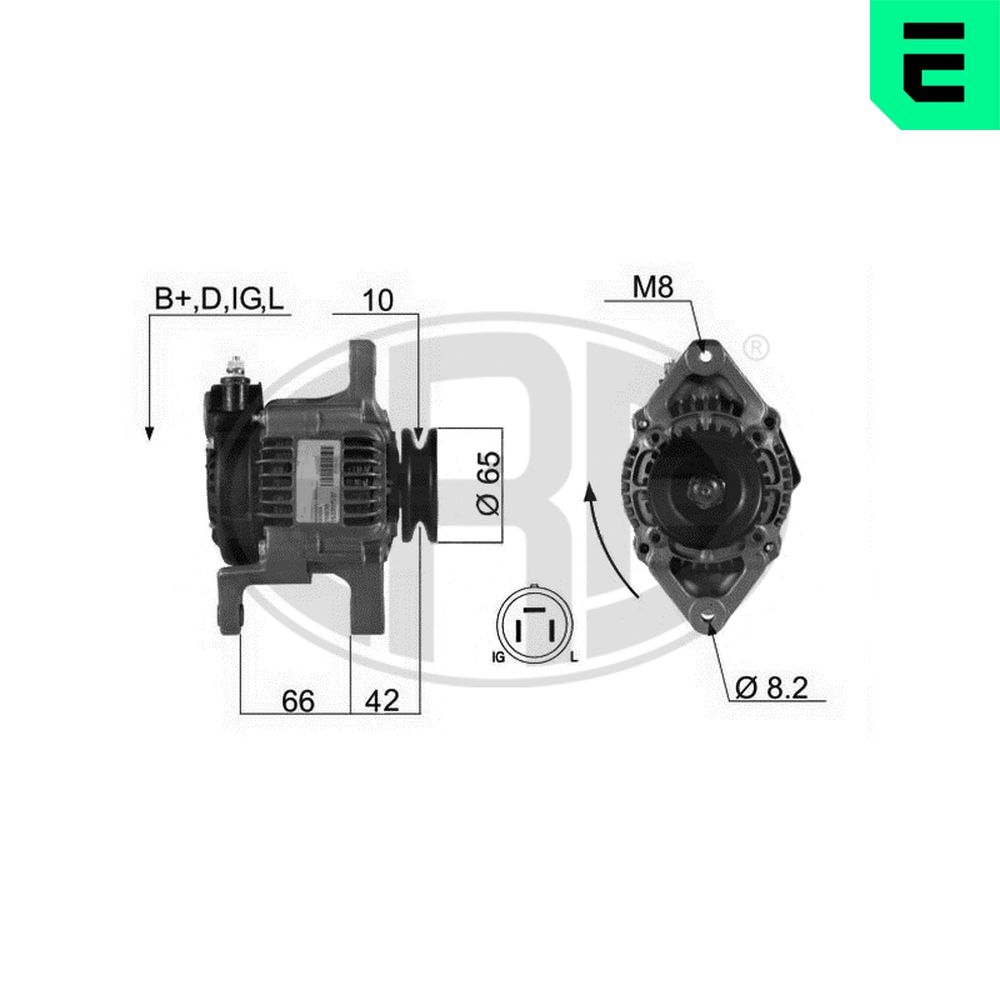 Alternator - 210039A ERA