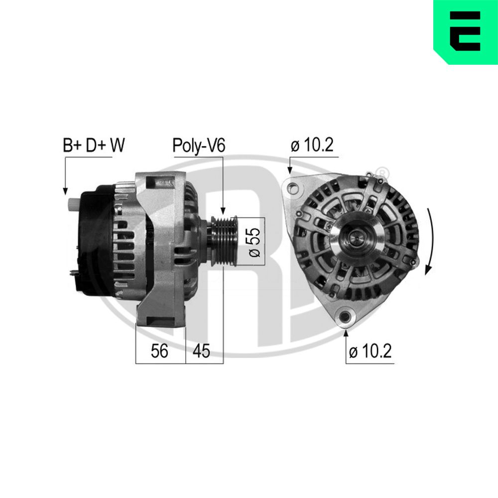 Alternator - 210052A ERA