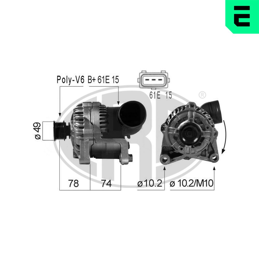 Alternatore - 210164A ERA