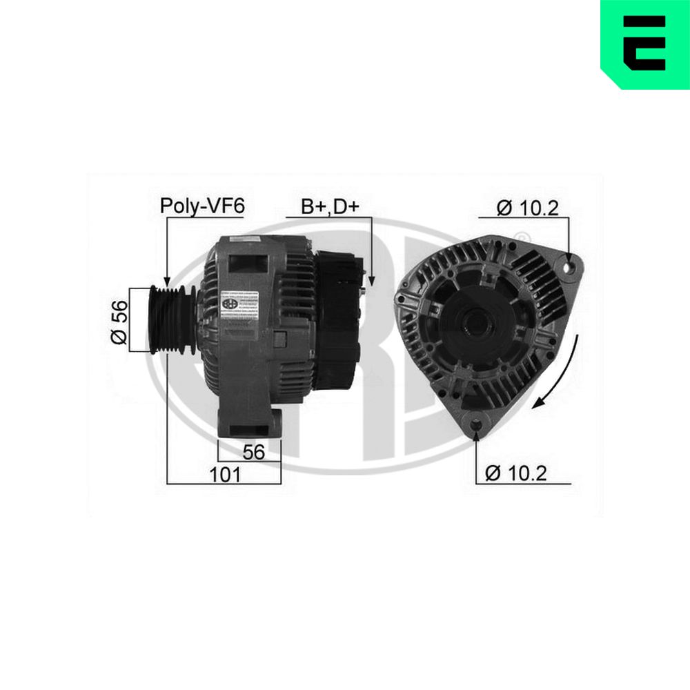 Alternator - 210198A ERA