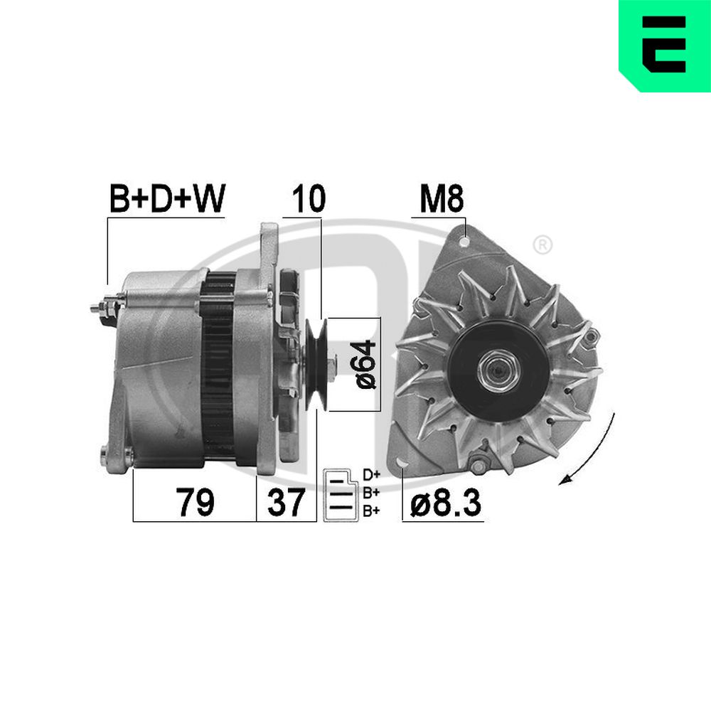 Alternator - 210204A ERA