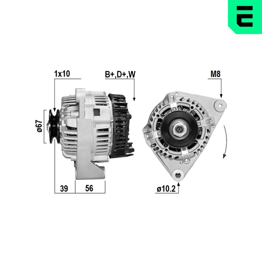 Alternator - 210242A ERA