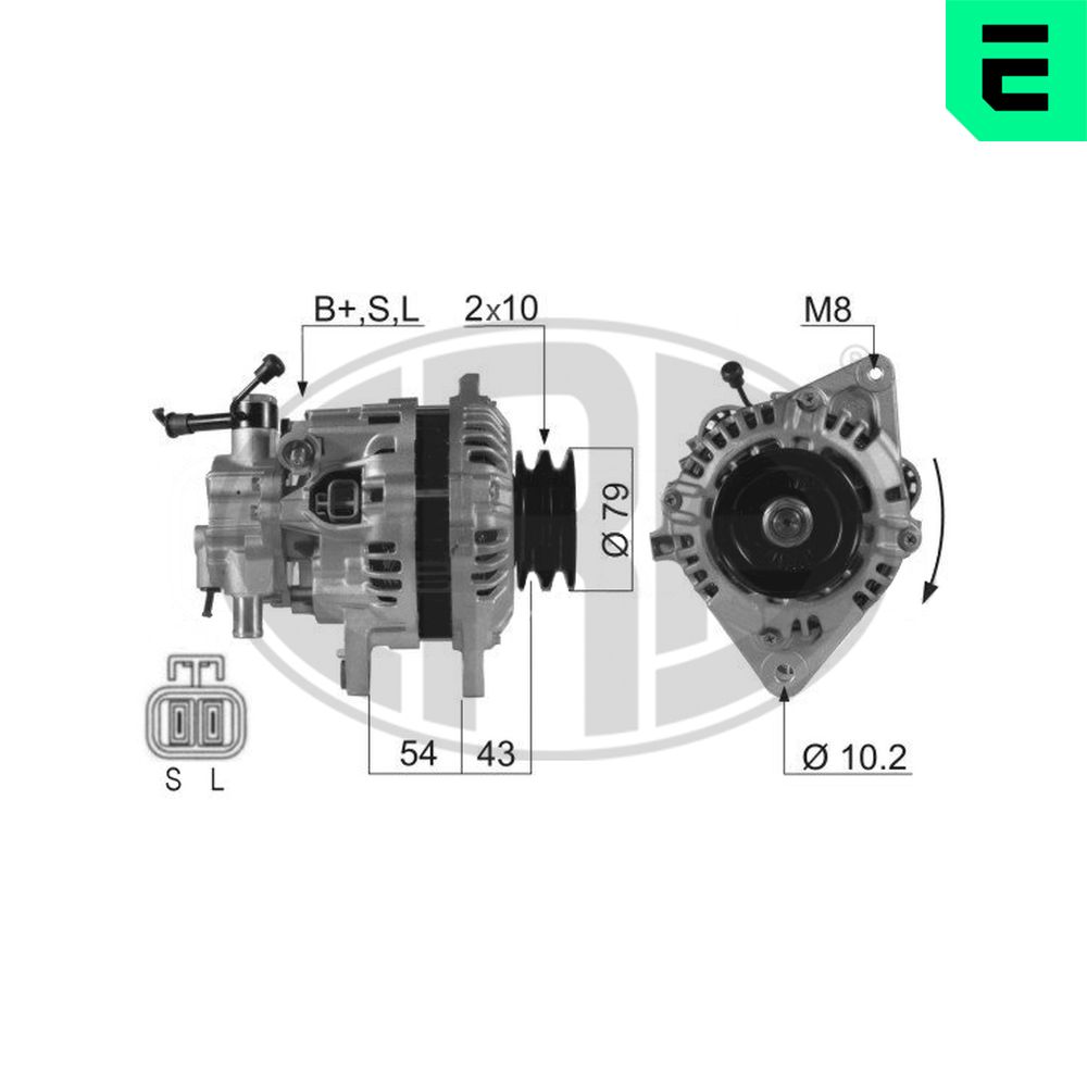 Alternator - 210274A ERA