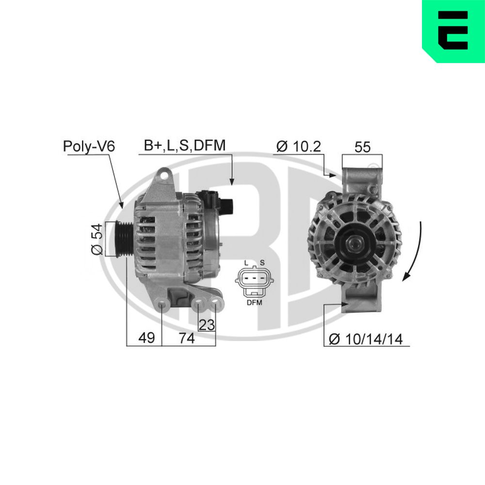 Alternatore - 210359A ERA