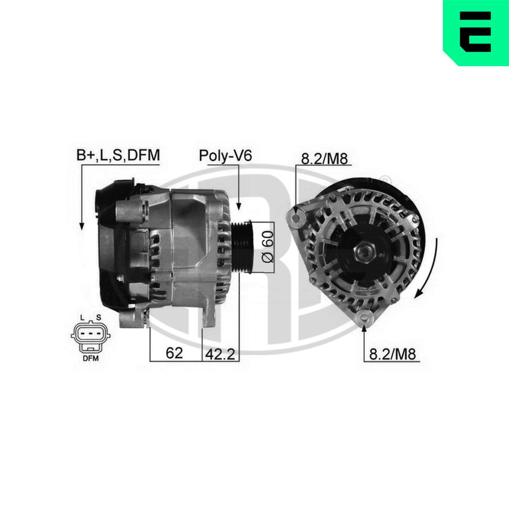 Alternator - 210365A ERA