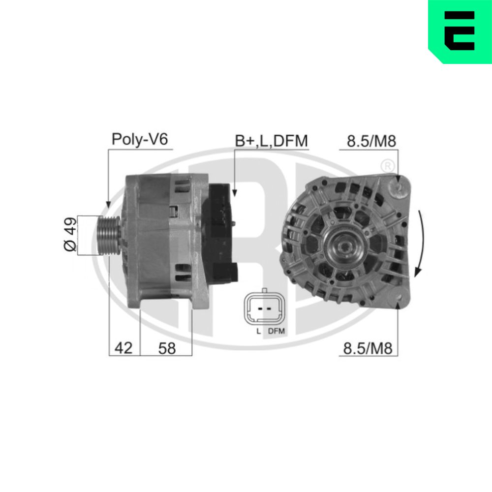 Alternatore - 210390A ERA
