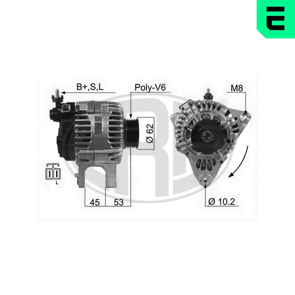 Alternator - 210479A ERA