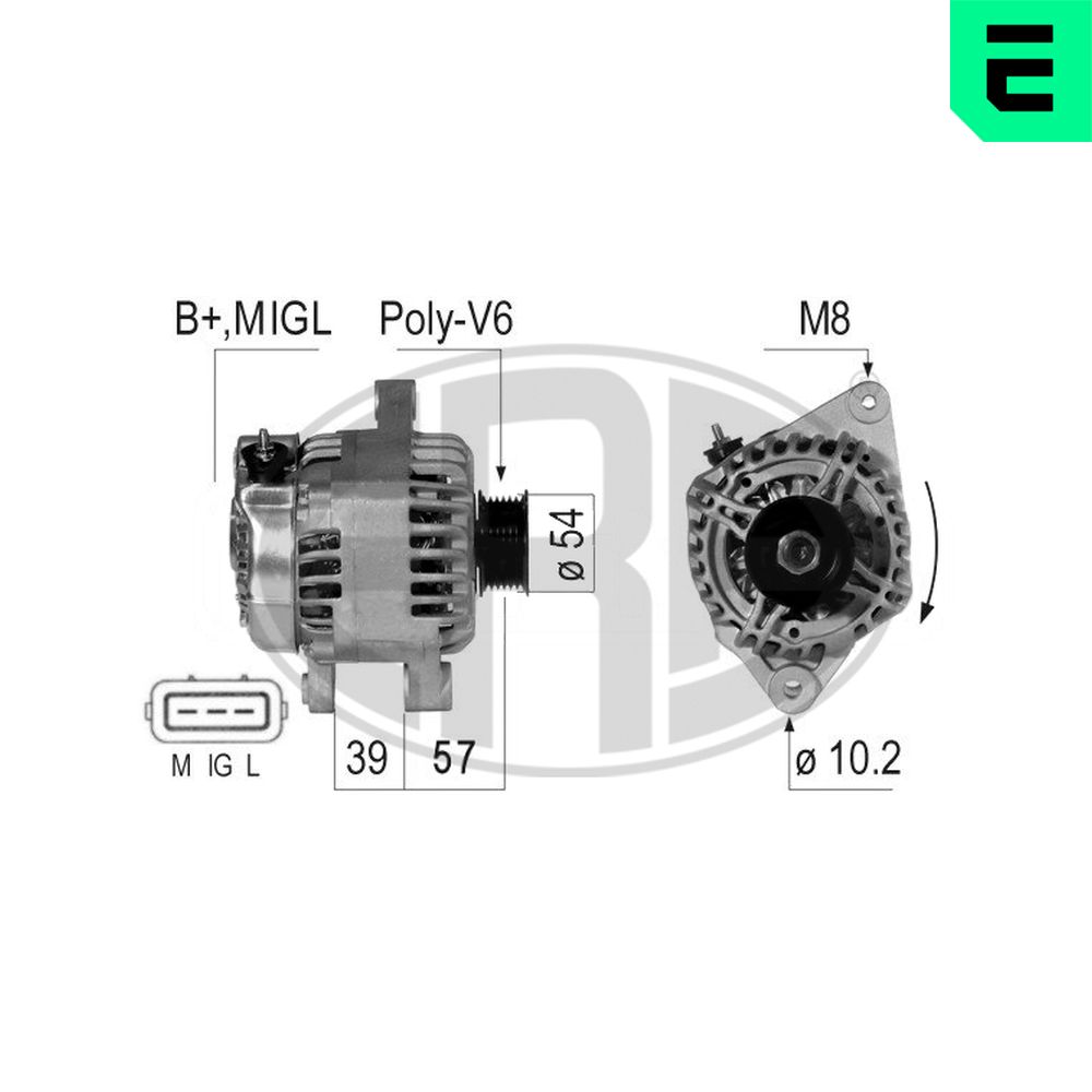 Alternatore - 210727A ERA