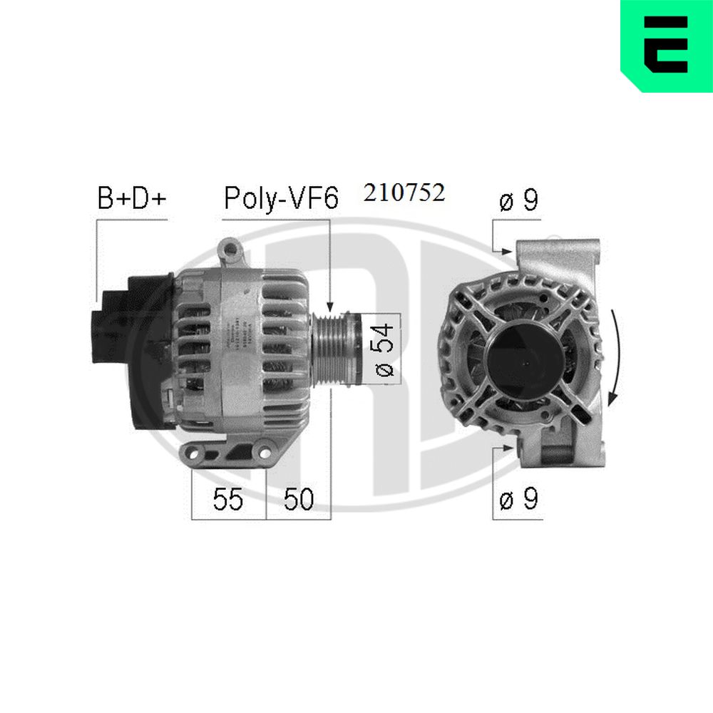 Alternator - 210752A ERA