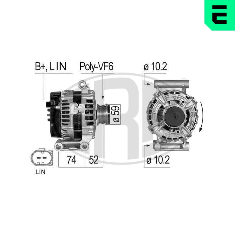 Alternatore - 210835A ERA