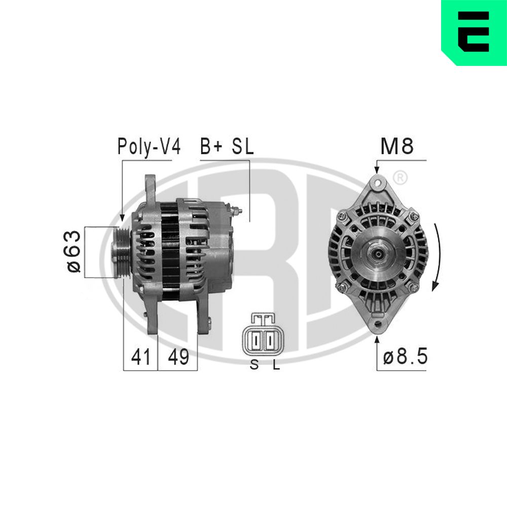 Alternatore - 210837A ERA