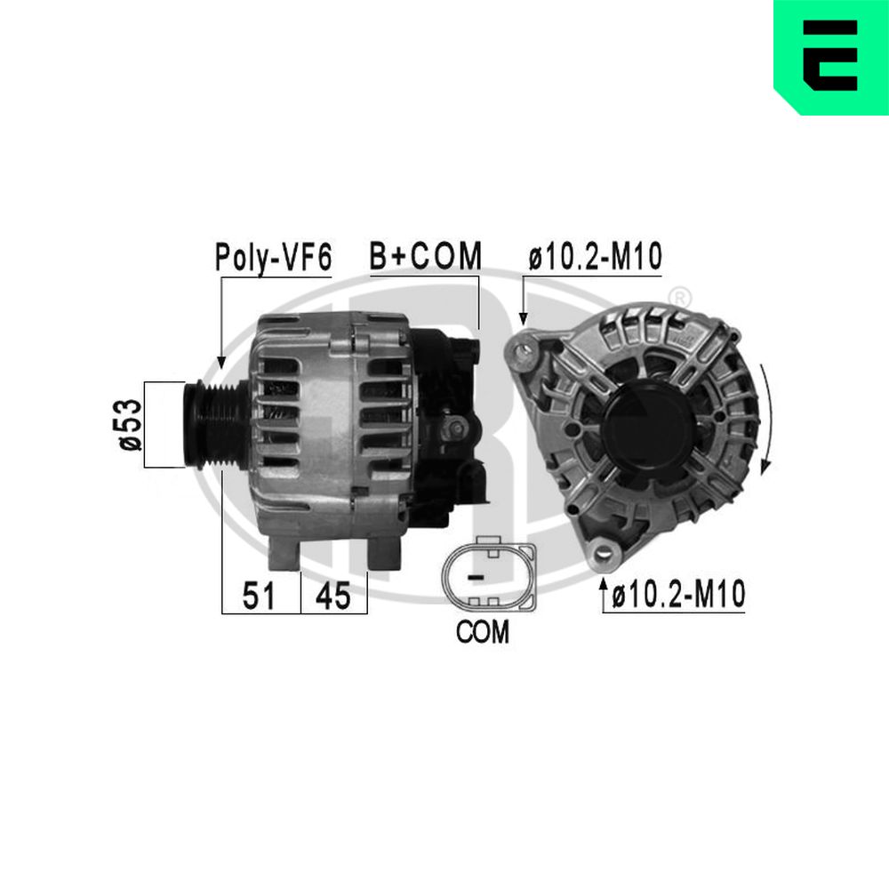 Alternator - 210877 ERA