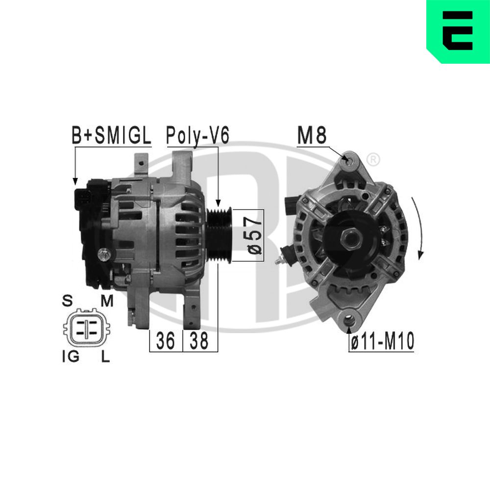 Alternatore - 210889A ERA