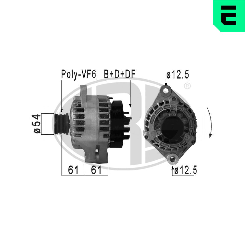 Alternatore - 210892A ERA