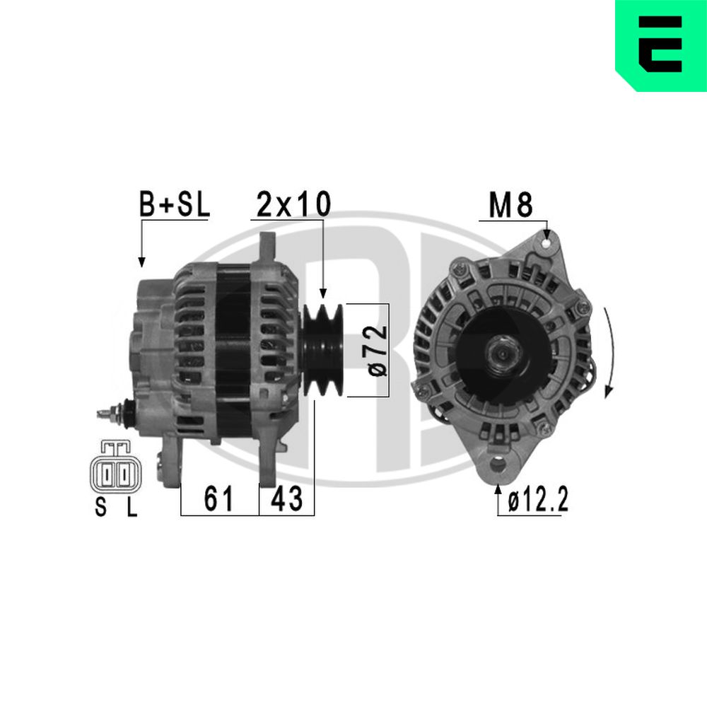 Alternator - 210950A ERA
