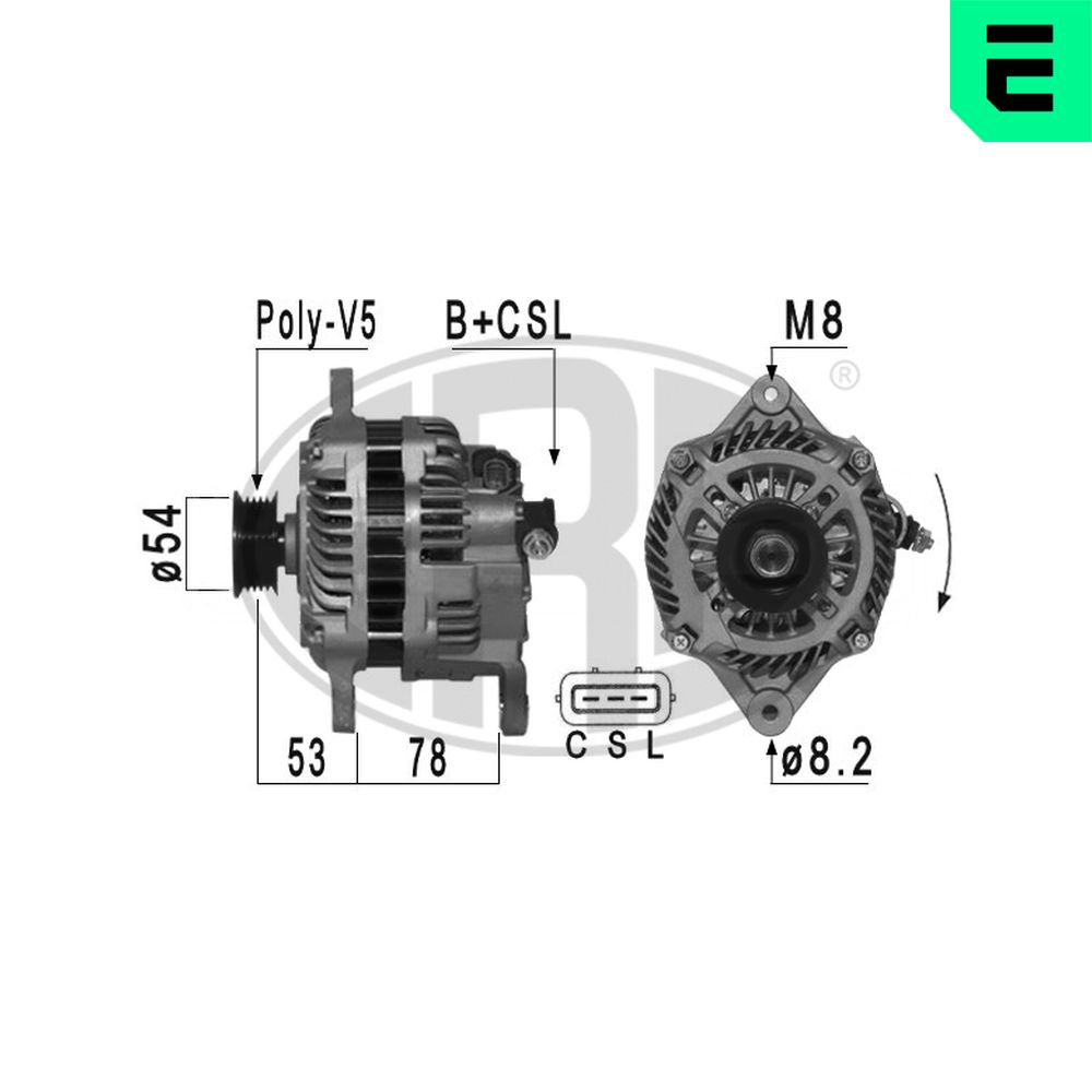 Alternator - 210955A ERA
