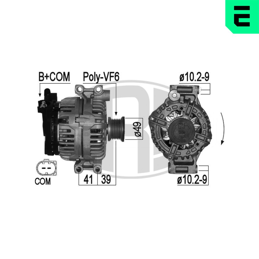 Alternator - 210985A ERA