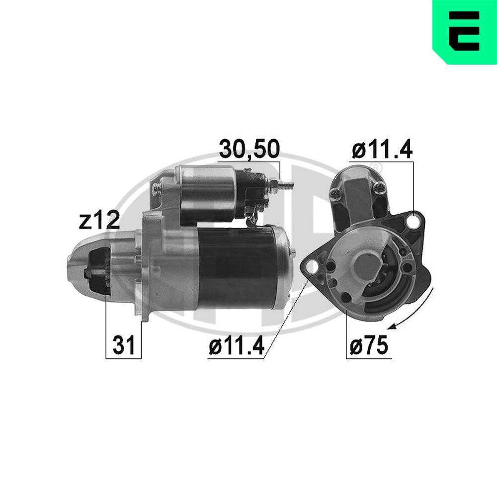 Motorino d'avviamento - 220639A ERA