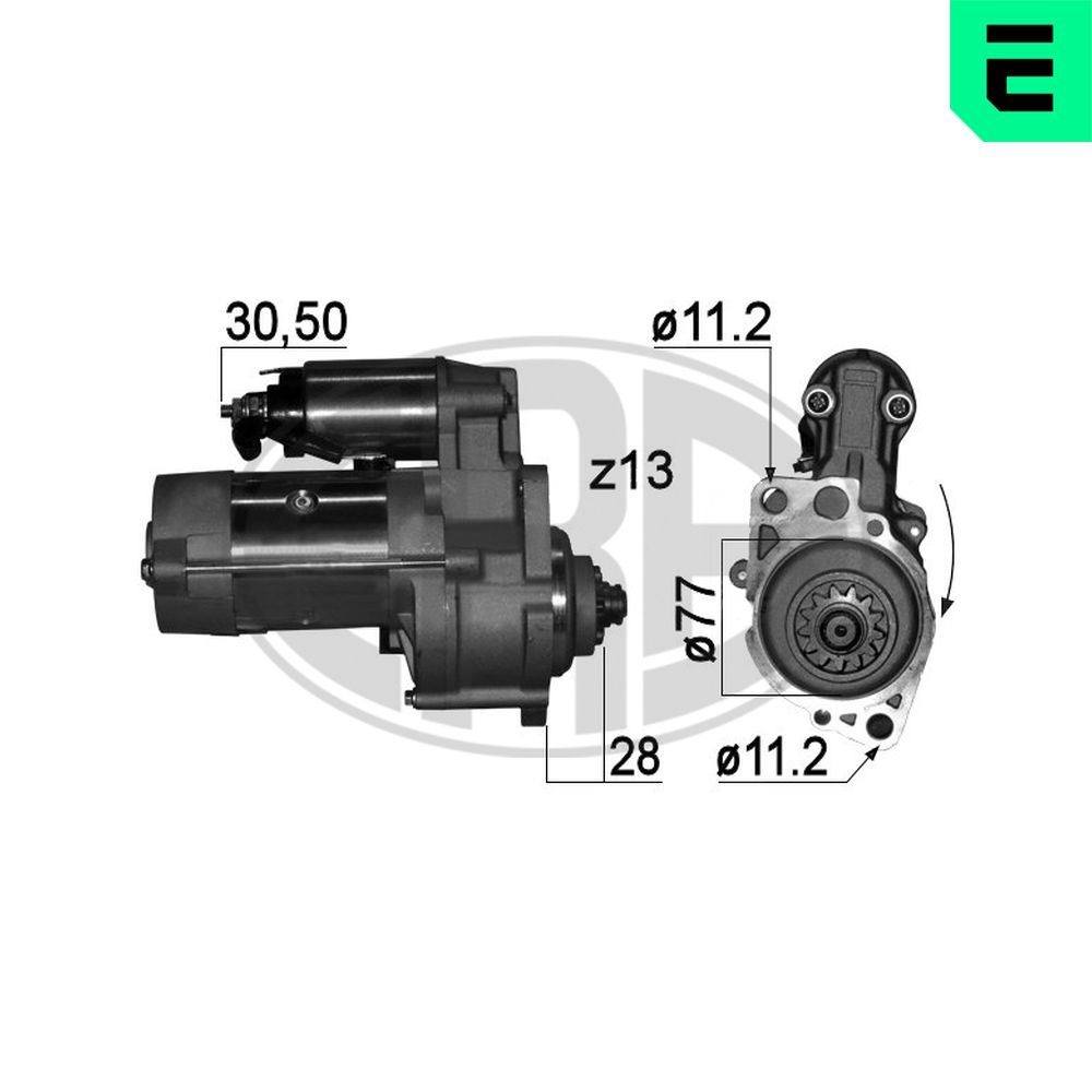 Motorino d'avviamento - 220764A ERA