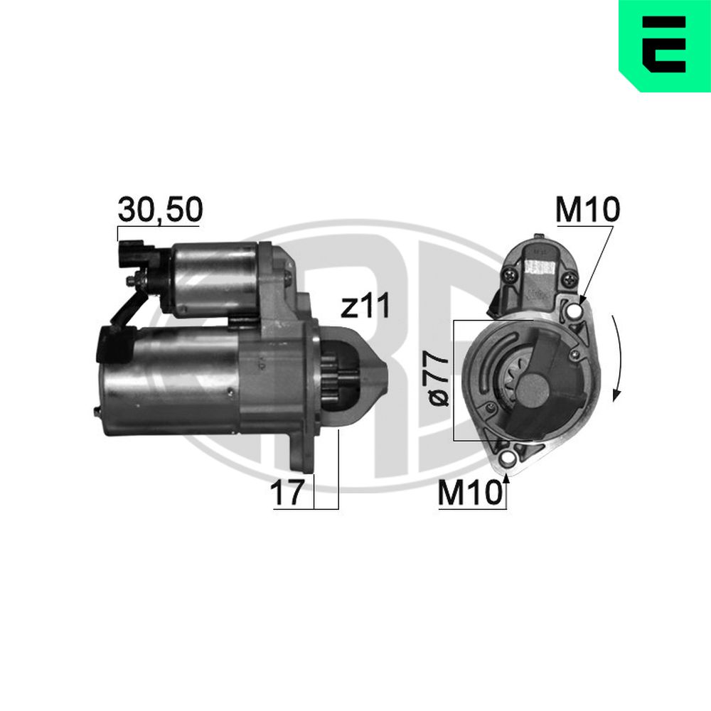 Motorino d'avviamento - 220778 ERA