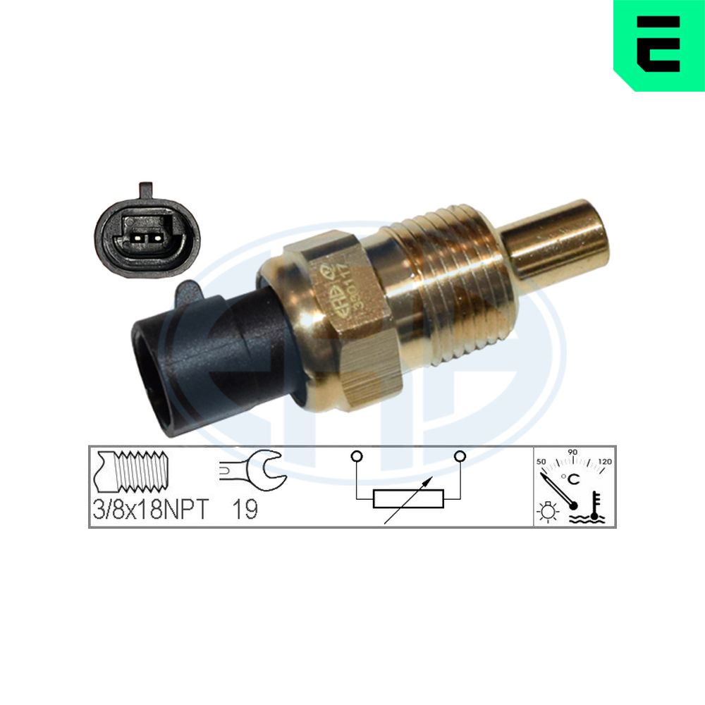 Sensore, Temperatura refrigerante - 330117 ERA