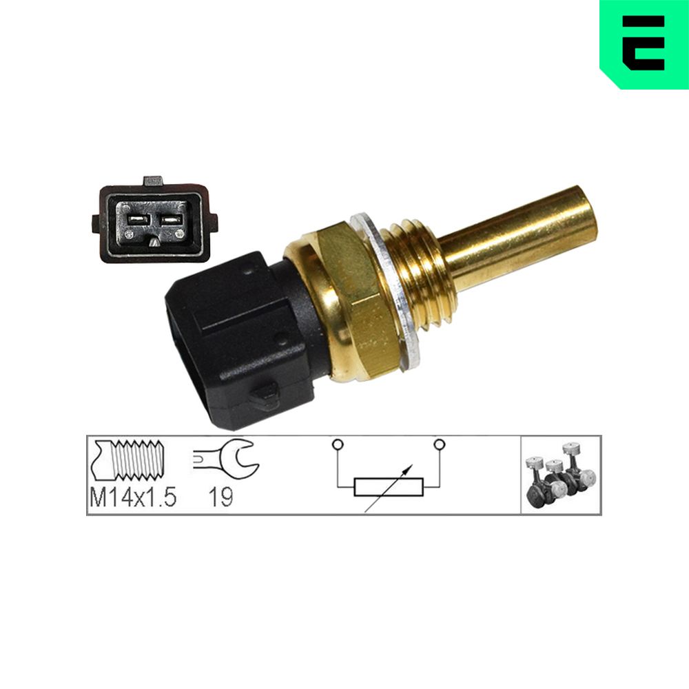 Sensore, Temperatura refrigerante - 330129 ERA