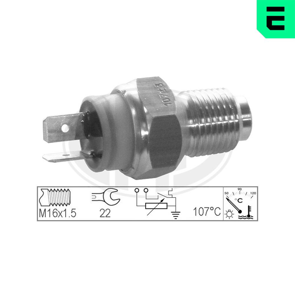 Sensore, Temperatura refrigerante - 330148 ERA