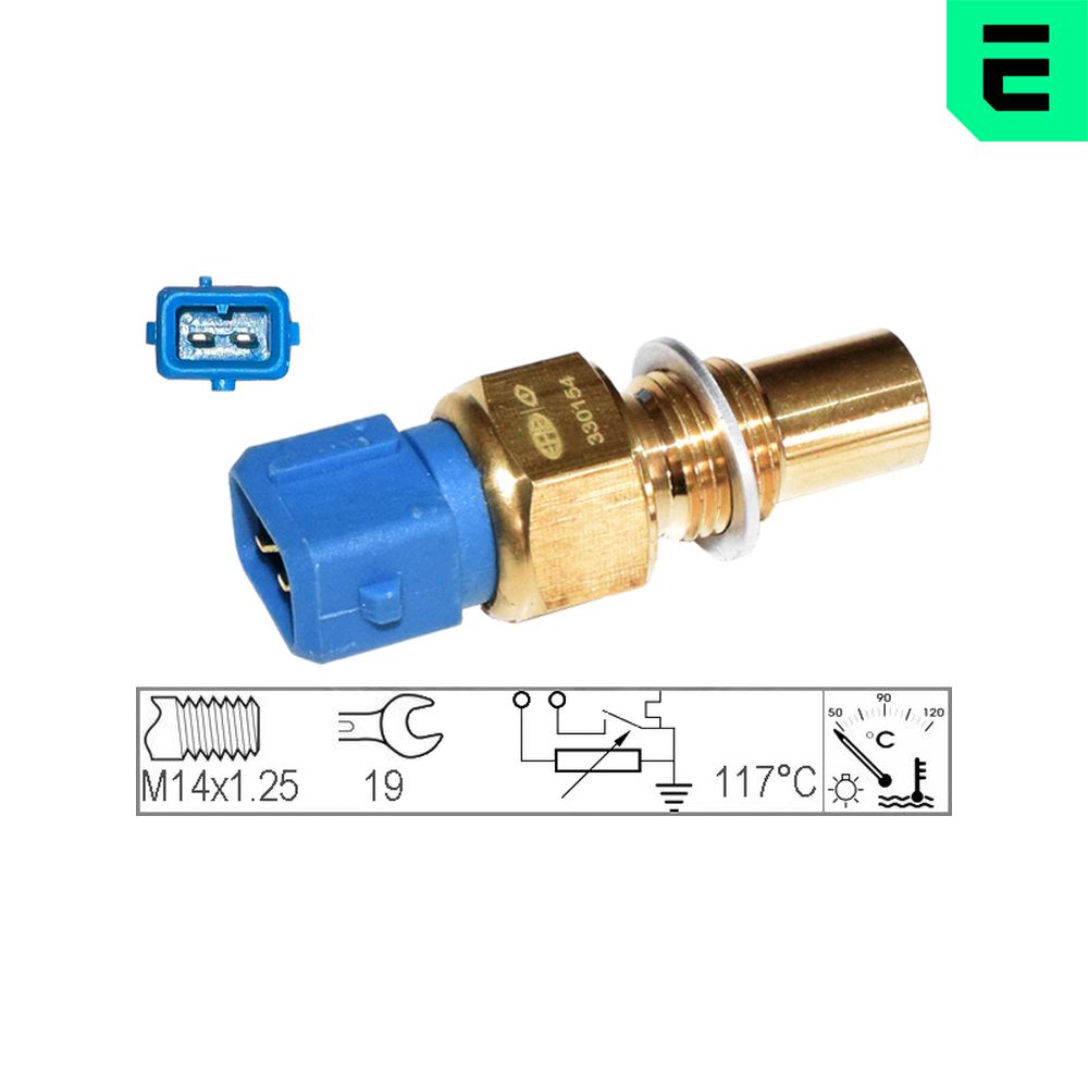 Sensor, coolant temperature - 330154 ERA