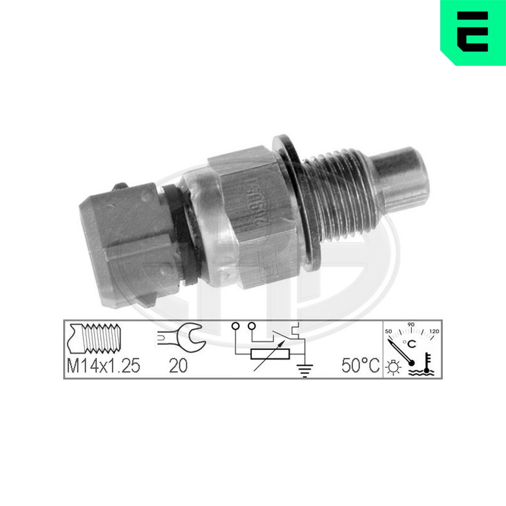 Sensore, Temperatura refrigerante - 330155 ERA