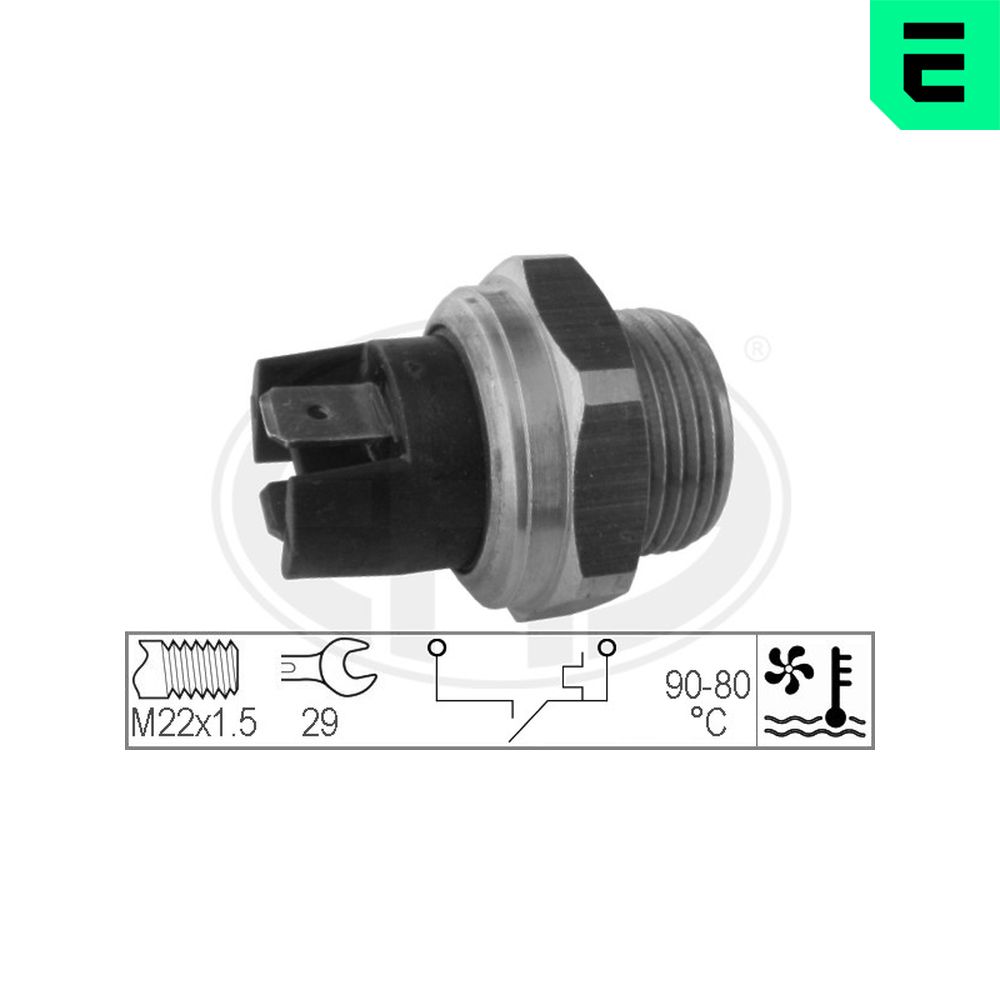 Temperature Switch, radiator fan - 330165 ERA