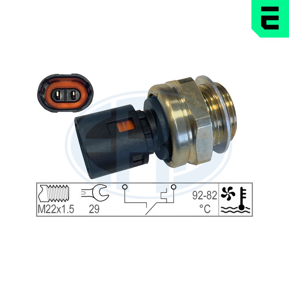 Termocontatto, Ventola radiatore - 330181 ERA