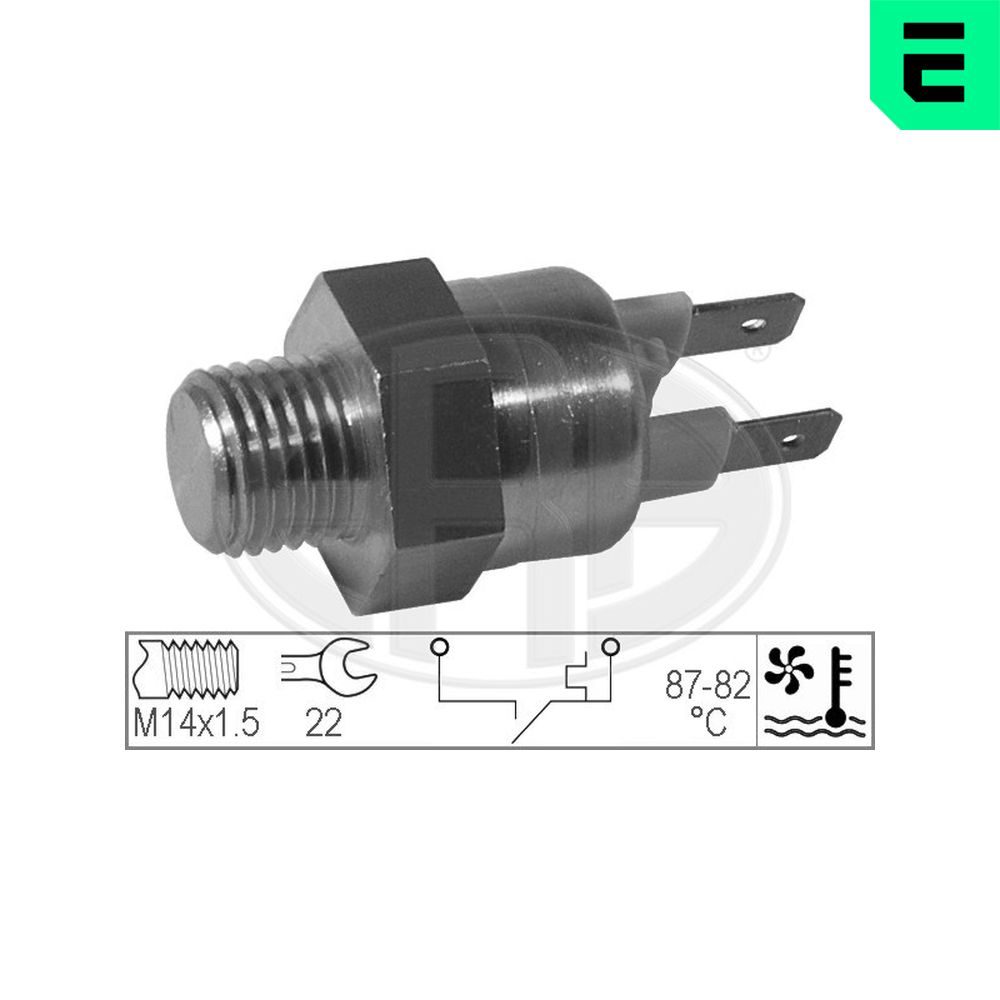 Temperature Switch, radiator fan - 330189 ERA