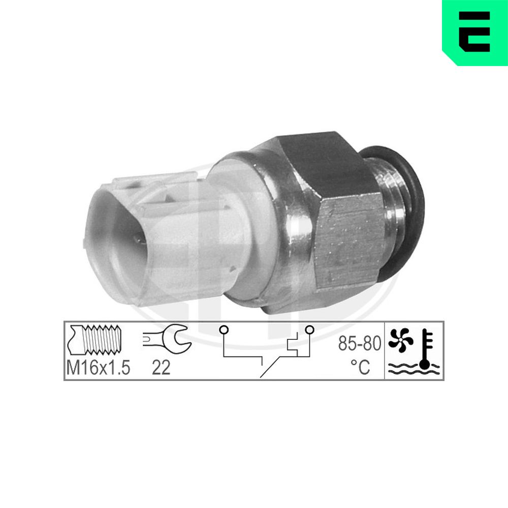Temperature Switch, radiator fan - 330191 ERA