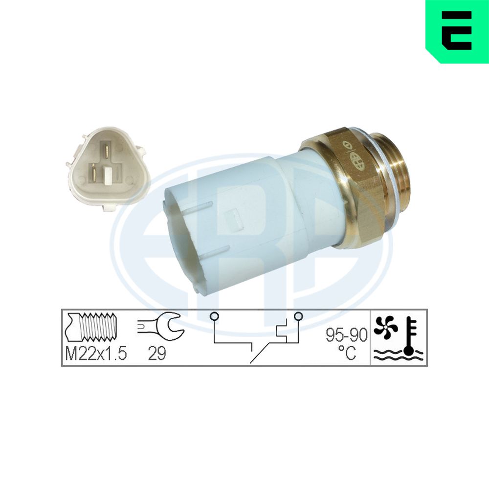 Temperature Switch, radiator fan - 330199 ERA