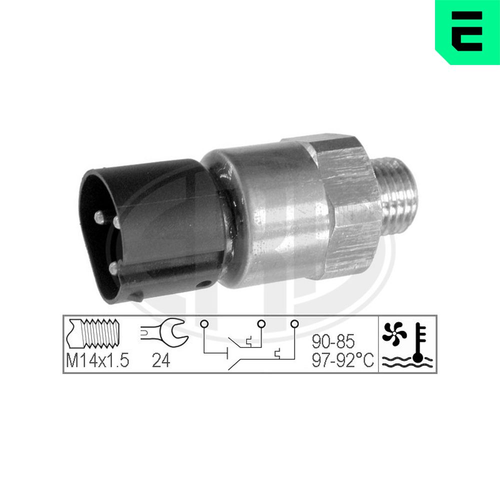 Temperature Switch, radiator fan - 330208 ERA