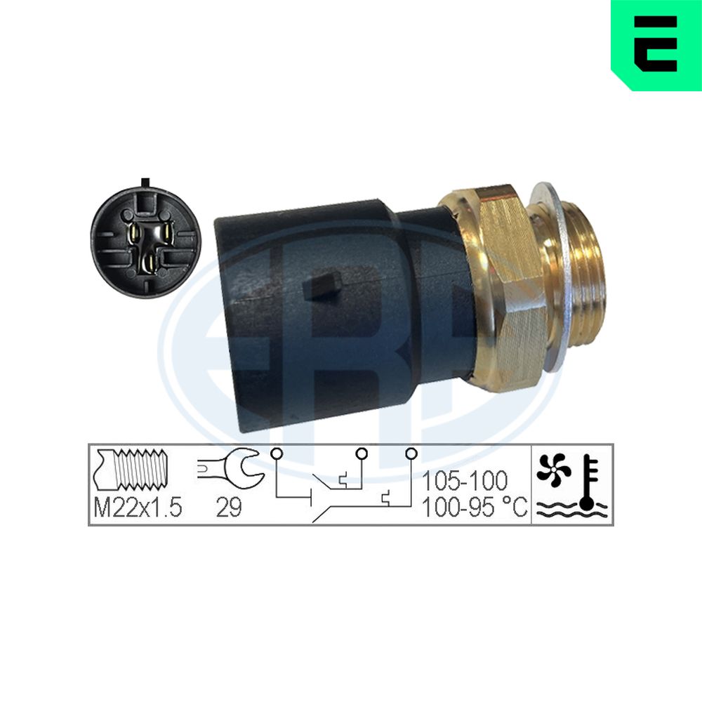 Termocontatto, Ventola radiatore - 330226 ERA