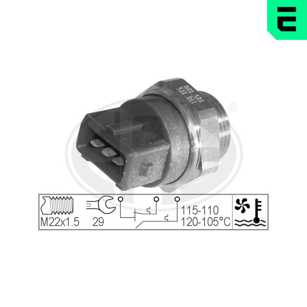 Termocontatto, Ventola radiatore - 330227 ERA