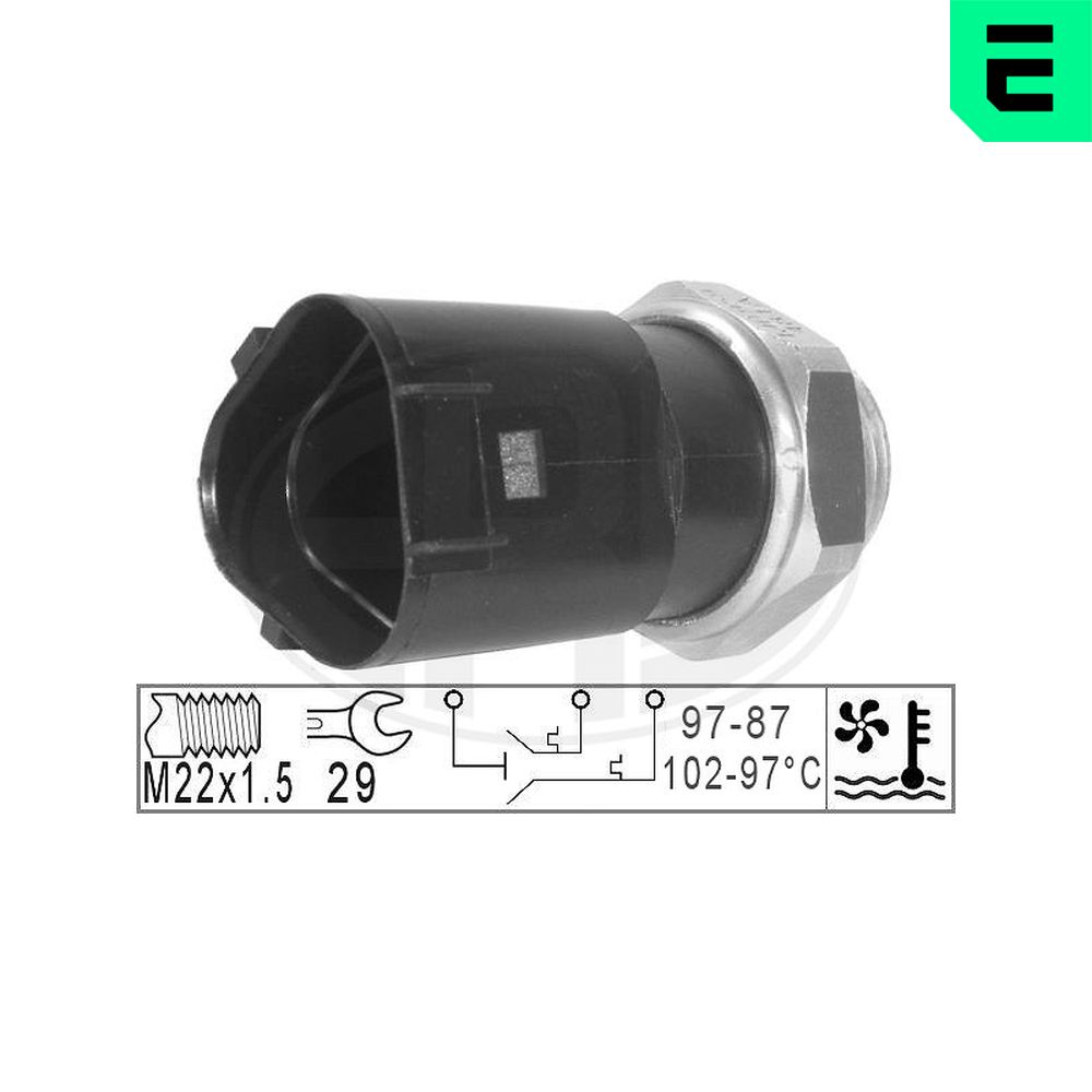 Temperature Switch, radiator fan - 330230 ERA